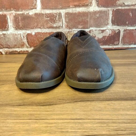 Bobs Womens Loafers Size 7.5 Brown Leather Slip-Ons - Picture 2 of 6